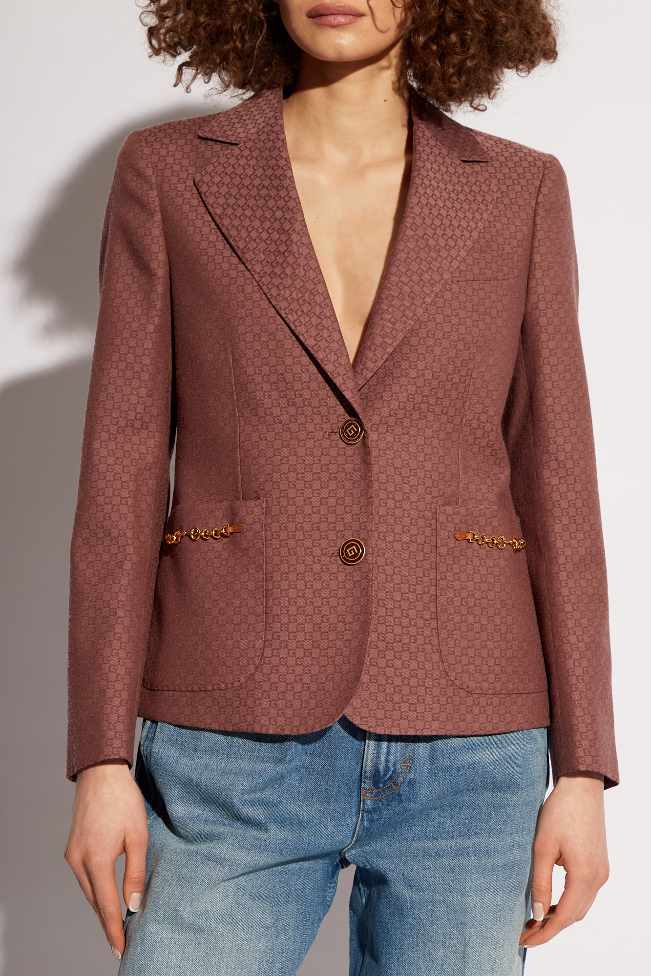 Gucci Monogrammed blazer | Women's | Vitkac